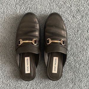 Steve Madden Kandi Black Slip-On Loafer SIZE 7.5